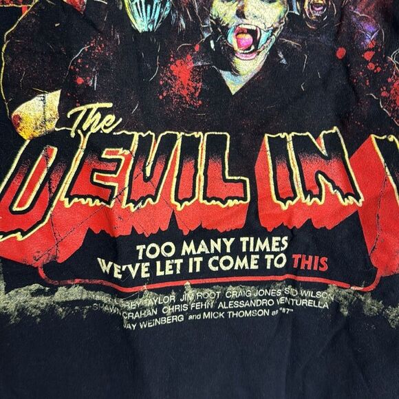 Slipknot The nine home video The devil in I T-shirt size medium - Picture 7 of 8
